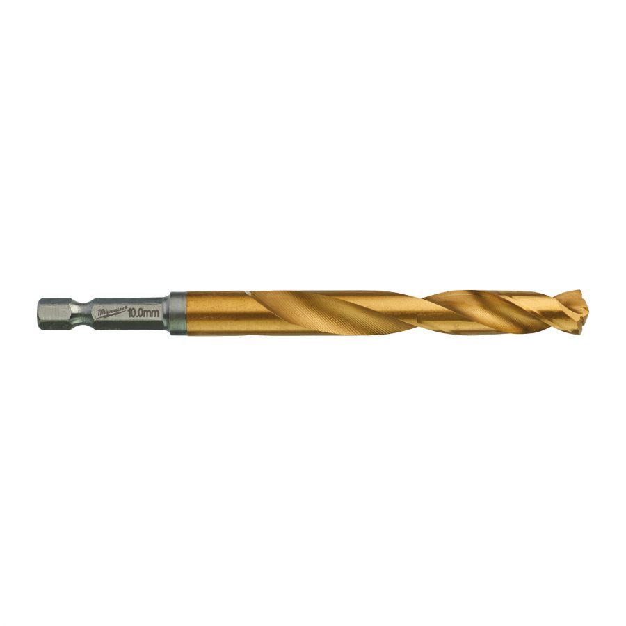 SHOCKWAVE Metallbohrer HSS-G RED HEX Titan 1/4  5er Pack 10,0 x 120 mm - 5 Stück